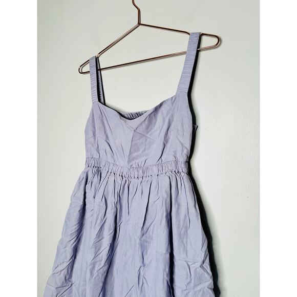 EMILIA GEORGE Purple Cotton Blend Sweetheart Empire Isabella Maternity Dress M - Picture 6 of 12